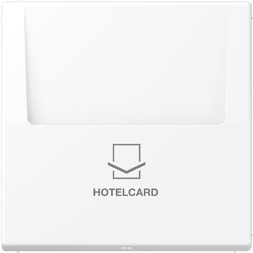 Jung - Abdeckung/Bedienelement für Installationsschalterprogramme Hotelcard-Schalter LS 590 CARD WWM schneeweiß matt