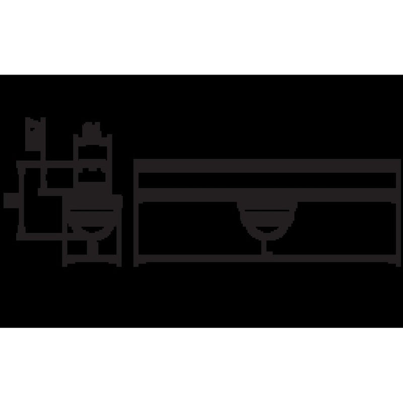 Ridi-Leuchten - Bewegungsmelder/Präsenzmelder komplett Moduleinsatz Slave-Sensor VL2MFS500-13PD4S-R10 weiß