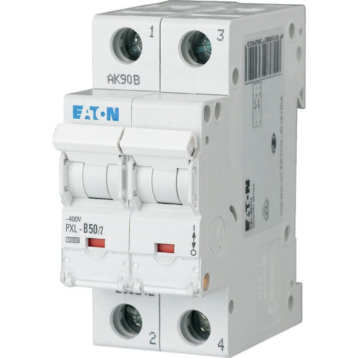Eaton - Leitungsschutzschalter LS-Schalter m.Beschrift. PXL-B50/2 B 50A, 2p