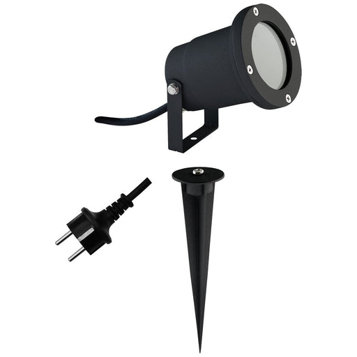 EVN Lichttechnik - Downlight/Strahler/Flutlicht ALU-Spot mit Erdspiess 545239 IP54 230V GU10
