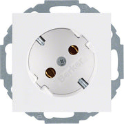 Berker - Steckdose Schuko-Steckdose pws 47271909 45°