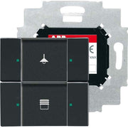 Busch-Jaeger - Bussystem-Tastsensor Bedienelement 2-fach 6126/01-885-500 schwarz matt