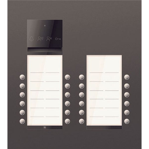 TCS Tür Control - Türstation für Türkommunikation PES PRO Audio Außenstat. ASU600424-0017 24T/2 UP R7016