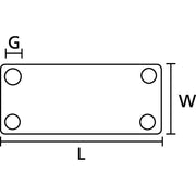 HellermannTyton - Kabelmarkierungssystem Kennzeichnungsschild IT1-N66-NA − 100 Stück