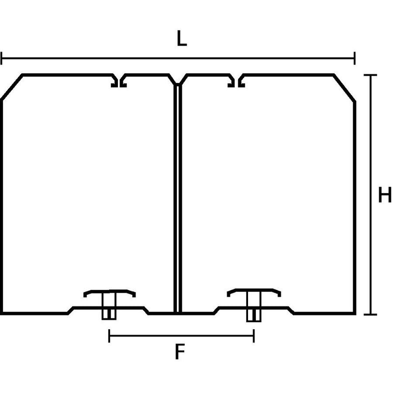 HellermannTyton - Halteklammer für Verdrahtungskanal Drahthalteklammer 181-50640(40) schwarz − 40 Stück