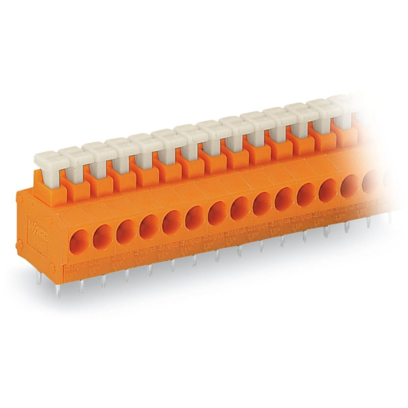 WAGO - Leiterplattenklemme 235-103 Drücker,1,5mm²,or − 90 Stück