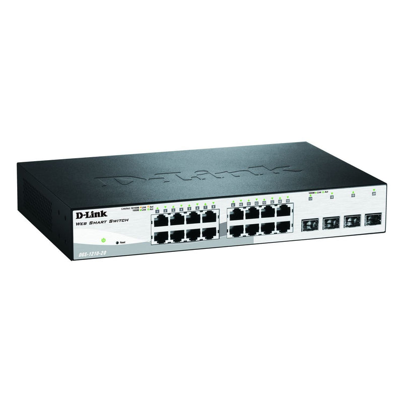 DLink - Netzwerk Switch 20-Port Gigabit Switch DGS-1210-20/E Layer 2 managed