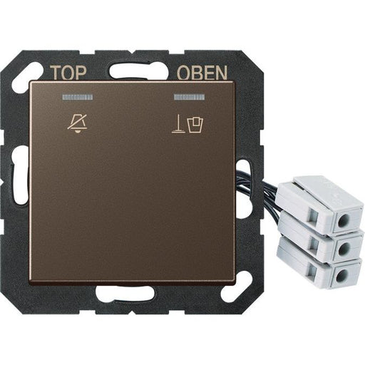 Jung - Abdeckung/Bedienelement für Installationsschalterprogramme Hotelabdeckung A CU KO5 M 24 MO mit LED-Einheit 24 V