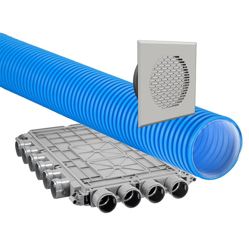 Glen Dimplex SEE - Spiralschlauch aus Kunststoff isoliert Paket Kunststoff-Flex DFP ZA 300 Zuluft/Abluft