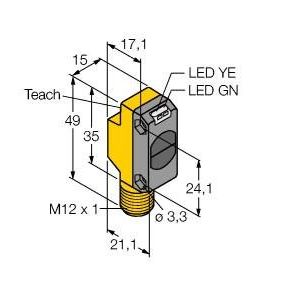 Turck - Lichttaster energetisch Opto Sensor QS18EP6WQ8 Lichttaster
