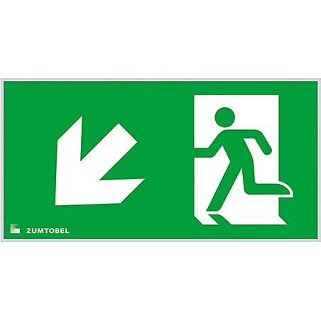 Zumtobel Group - Piktogramm für Not-/Hinweisleuchte Rettungszeichen PURESIGN150#22900418 AW/EW RZ-1LU