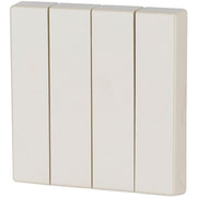 Eaton - Abdeckung/Bedienelement für Installationsschalterprogramme Wippe 4-fach CWIZ-04/32 creme glänzend
