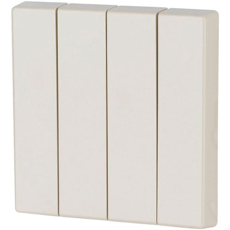 Eaton - Abdeckung/Bedienelement für Installationsschalterprogramme Wippe 4-fach CWIZ-04/32 creme glänzend