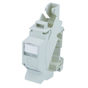 Telegärtner - Tragschienenadapter Tragschienen-Verbinder T568B − 5 Stück