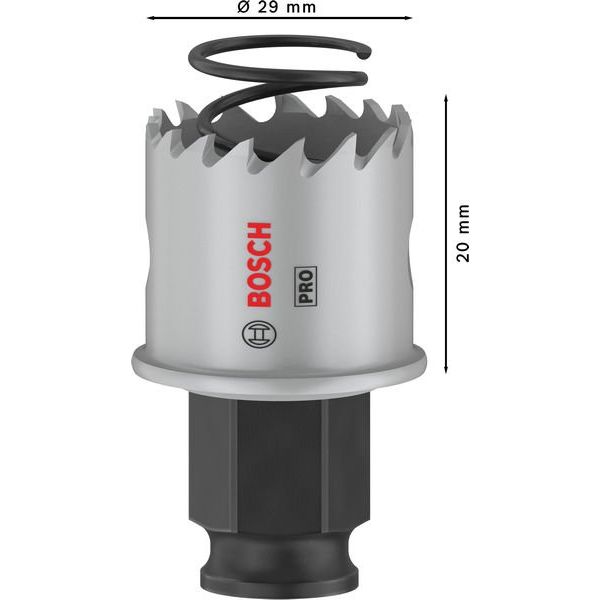 Bosch - Lochsäge PRO Sheet Metal PC Plus 2608594445 Lochsäge, 29 mm