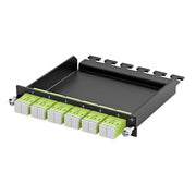 Telegärtner - Moduleinsatz für Patchpanel LWL HD3-ES Patch-Modul 100022368 0,5HE 6xLC-D OM5