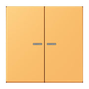 Jung - Bedienelement intelligent Taster 2fach BT LC 17102 254 ocre jaune clair