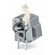 WAGO - Leiterplattenklemme Anreihbare Leiterplattenk. 257-864 Drücker,2,5mm²,bl − 100 Stück