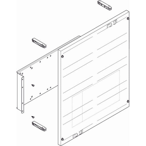 ABN - Verteilerfeld für Installationsverteiler ESPRO-Modul MT24160 tief BxH:500x600mm