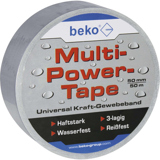 Beko - Klebeband Multi-Power-Tape 262205501 50mm x 50m silber