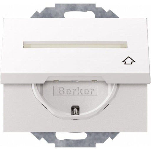 Berker - Steckdose SCHUKO-Steckdose pws 47487109 m.Klappdeckel