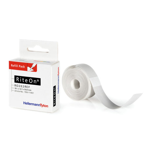 HellermannTyton - Kabelmarkierungssystem Nachfüllpackung RO203REF-1401-GN 25,4x76,2mm 100St