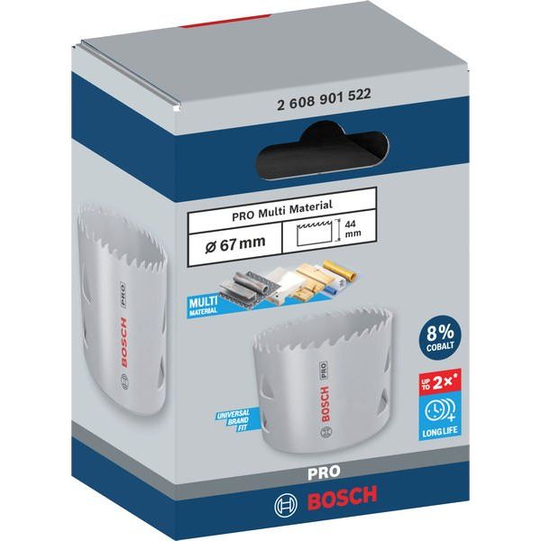 Bosch - Lochsäge PRO Multi Material 2608901522 Lochsäge 67 mm mit
