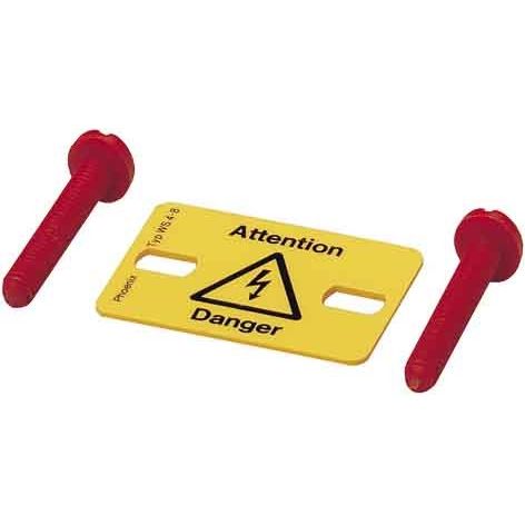 Phoenix Contact - Warn-/Hinweisschild Warnschild WS 4-14 − 10 Stück