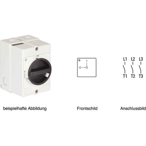 Kraus&Naimer - Lastschalter Reparaturschalter KG80 T103/33 KL71V 80A,30KW,3pol