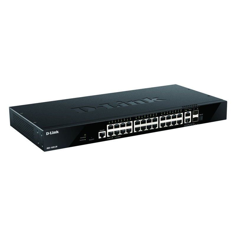 DLink - Netzwerk Switch Gigabit Stack Switch DGS-1520-28/E 28-Port, 4x 10G