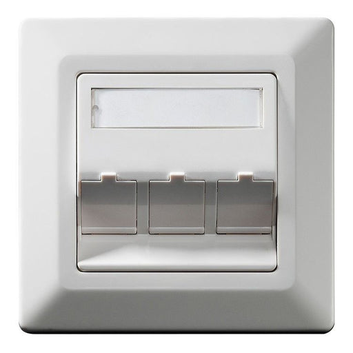 KERPEN DATACOM - Kommunikationsanschlussdose Kupfer Keystone-Wanddose KDA4A0KU3400001 3-fach RAL9010