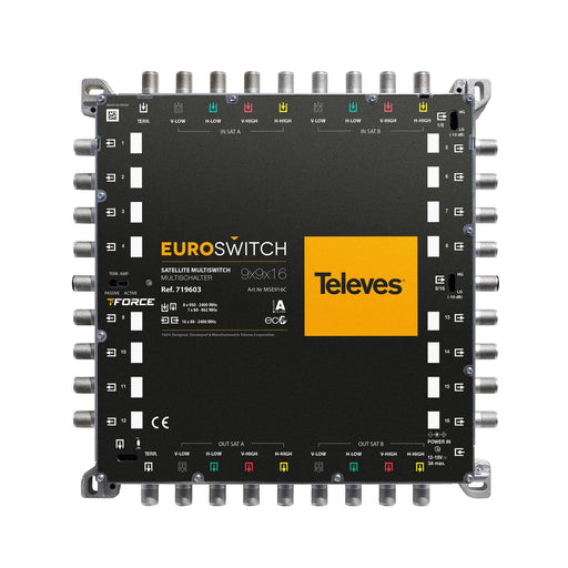 Televes - Multischalter Euroswitch MSE916C 9in16