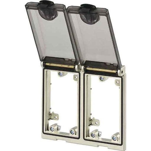 Murrelektronik - Einsatz/Abdeckung für Kommunikationstechnik Frontplattenschnittstelle 4000-68123-0000000 2fach silber MSDD