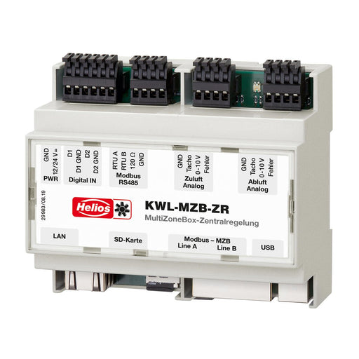Helios Ventilatoren - Zubehör/Ersatzteile für Ventilatoren MultiZone Zentralregelung KWL-MZB-ZR Anschl.bis zu 255MZB