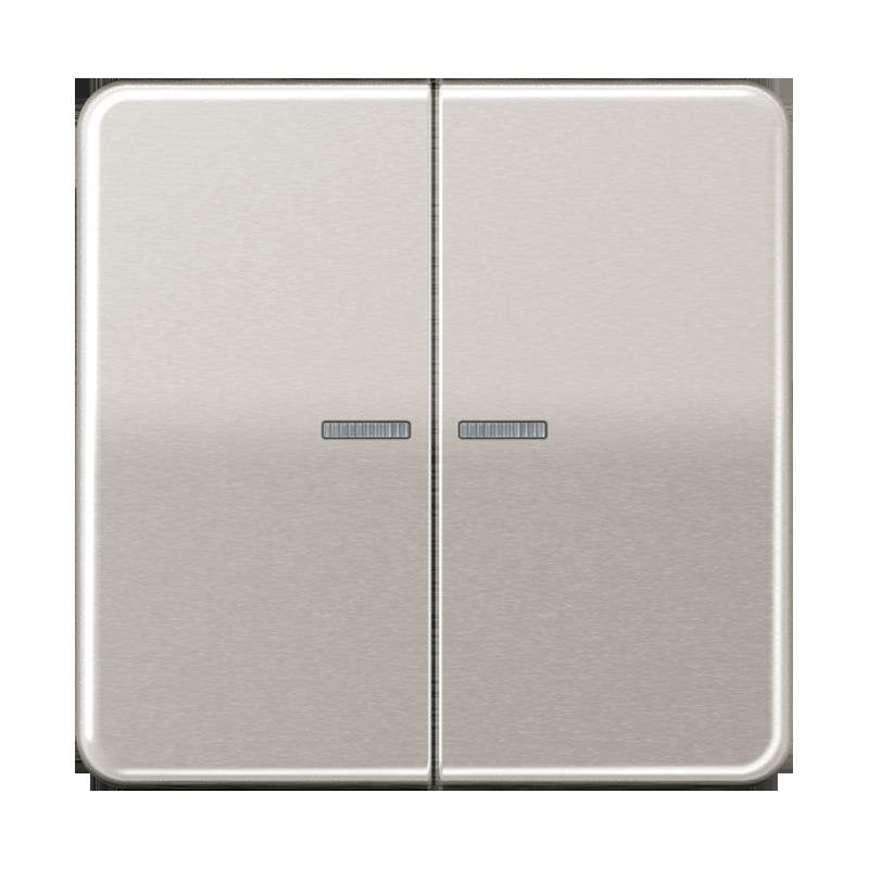 Jung - Bedienelement intelligent Taster 2fach BT CD 17102 PT JUNG HOME