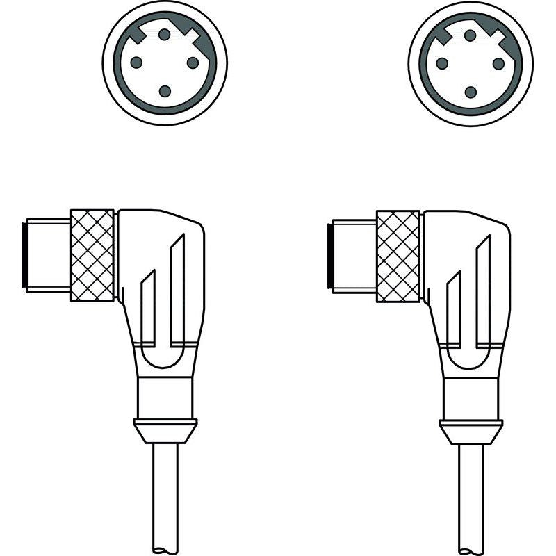 Leuze - Konfektioniertes Sensor-Aktor-Kabel Verbindungsleitung KSS ET-M12-#50143816