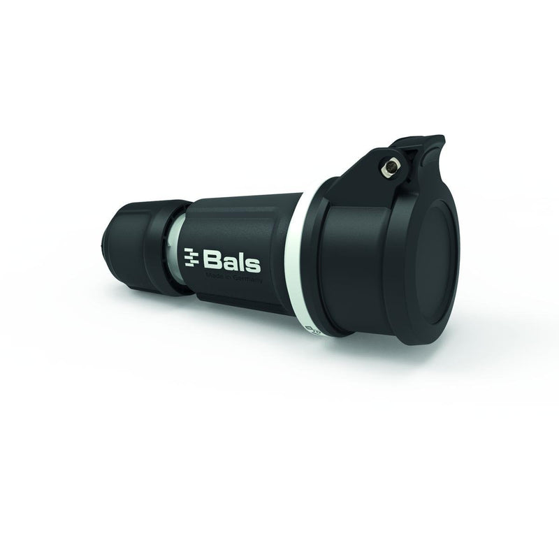 Bals Elektrotech - Schutzkontaktstecker Schutzkontakt-Kupplung 16A 7491-1 250V IP54 grau − 20 Stück