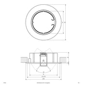 EVN Lichttechnik - Downlight/Strahler/Flutlicht NV EB-Leuchte 515 422 ams 50W 12V IP20
