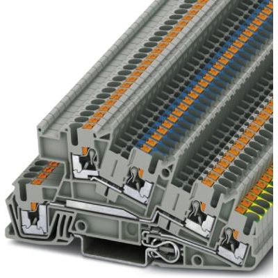 Phoenix Contact - Installations-Etagenklemme Inst.schutzleiterklemme PTI 2,5-PE/L/N 0,14-4qmm