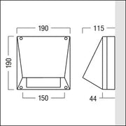 Zumtobel Group - Sicherheitsleuchte LED-Sicherheitsleuchte RESCLITE P #42934234