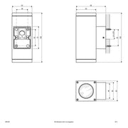 EVN Lichttechnik - Decken-/Wandleuchte Wandanbauleuchte 2flg.anth 485016N IP54 GU10 220-240V