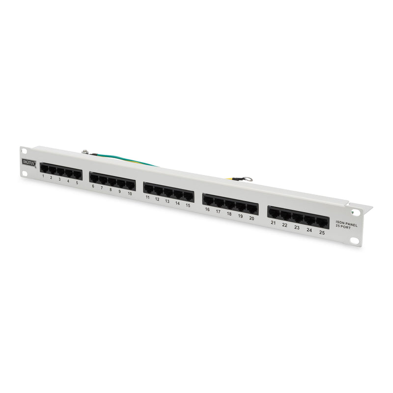 DIGITUS - Patchpanel Kupfer Patchpanel ISDN Kat.3 DN-91325-1 ungeschirmt