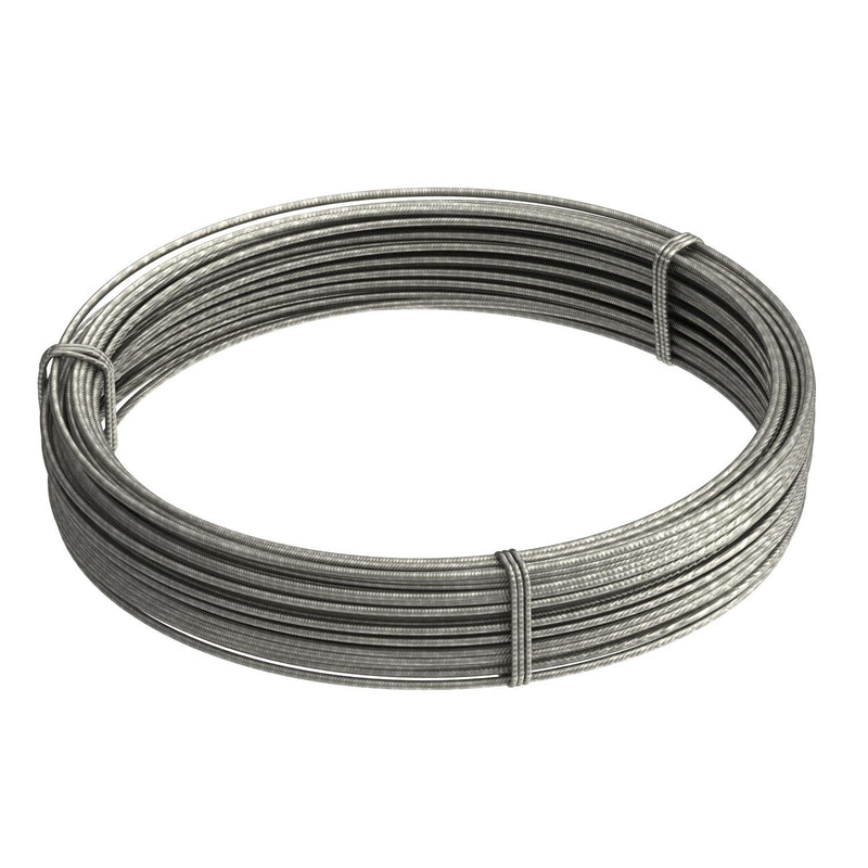 OBO Bettermann - Metallseil Stahldraht-Spannseil 957 10 A4 m.Hanfseele − 50 Meter