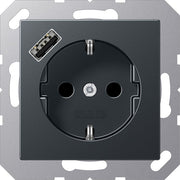 Jung - Steckdose SCHUKO Steckdose A 1520-18 A ANM mit USB Typ A