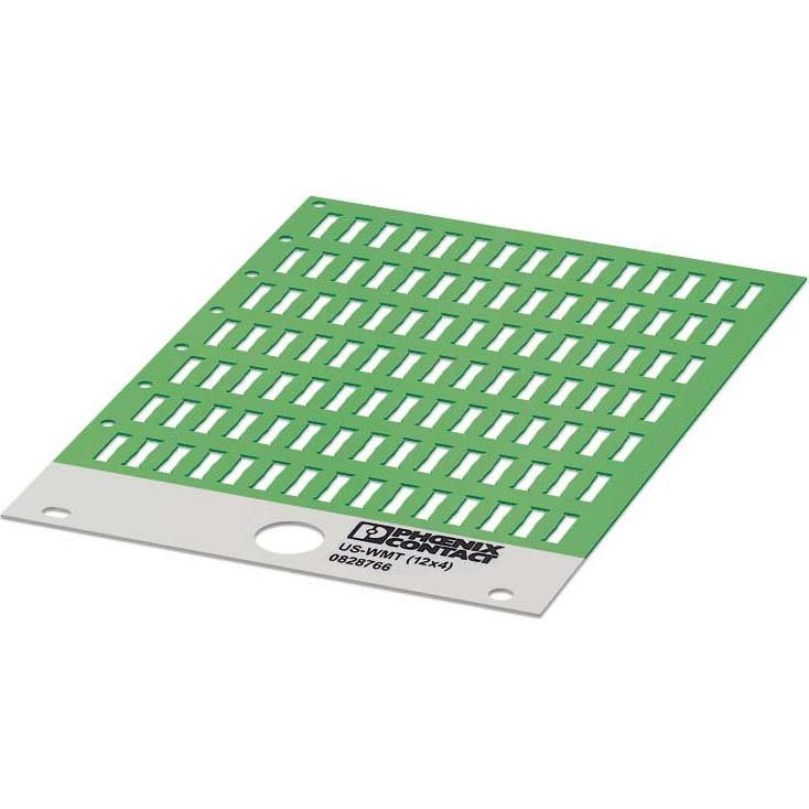 Phoenix Contact - Kabelmarkierungssystem Kabelmarker US-WMT (12X4) GN − 10 Stück