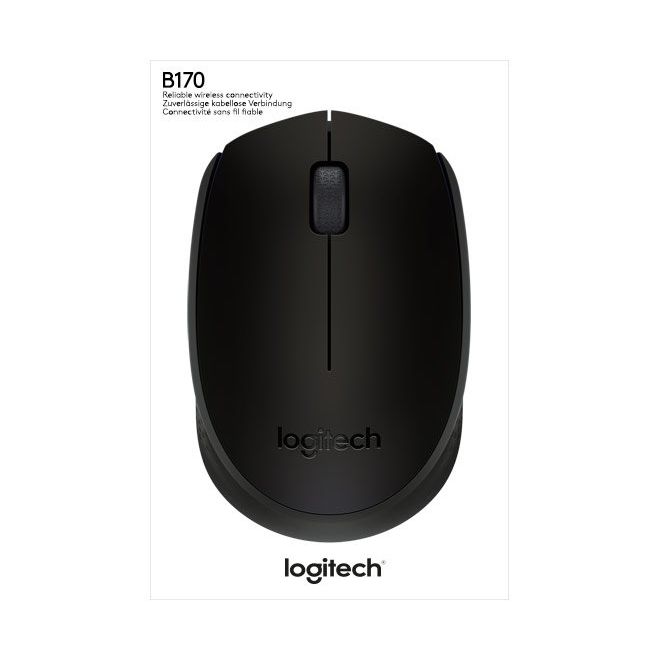 Logitech - Computermaus Maus Wireless B170 sw Optisch,Business