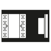 Jung - Taster Tastsensor-Modul 4fach LS 5248 TSM AC/DC24V 4-k. 8Sp. − 1 Stück