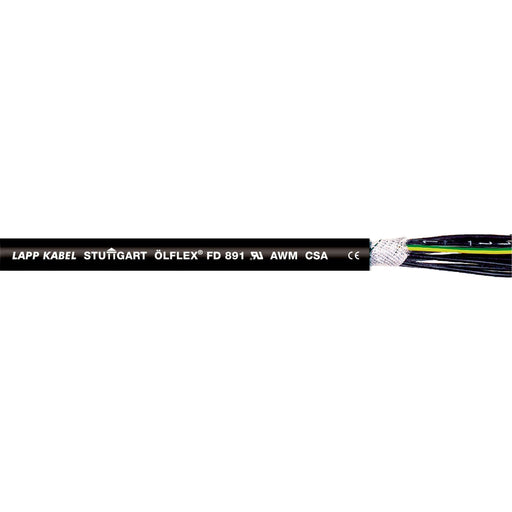 Lapp Kabel&Leitung - Energiekabel < 1 kV, für ortsveränderlichen Einsatz ÖLFLEX FD 891 3G0,75 1026103