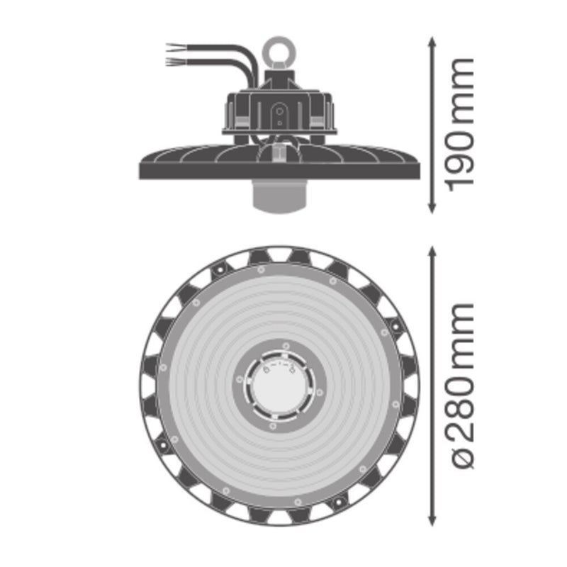Ledvance - Hallen-Reflektorleuchte LED-Hallenleuchte m.Sensor HBSENP87W840110DIP65 840, 110Gr. − 1 Stück