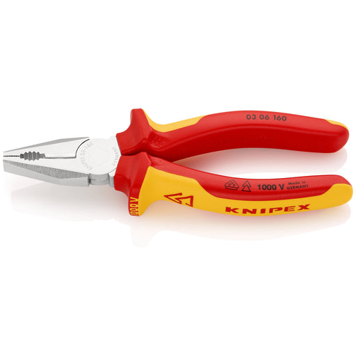 Knipex - Kombizange 03 06 160 SB verchromt, 160mm